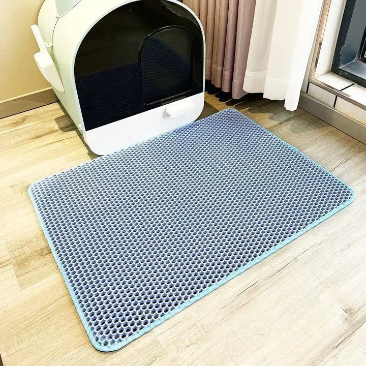 Cat Litter Mat Pet Toilet Waterproof Double Layer Pet Litter Box Mat Nonslip Sand Cat Washable Mat Clean Pad Pet Clean Supplies