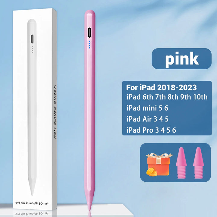 Professional Stylus Pen with Palm Rejection and Power Display for iPad Models (2018-2022) - Compatible with iPad Pro 11", 12.9", Air, and Mini