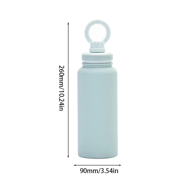 For Magsafe 1000ML Insulated Bottle Water Bottle with Rotating Phone Holder Thermal Water Cup Vacuum Cup for Outdoor Sports