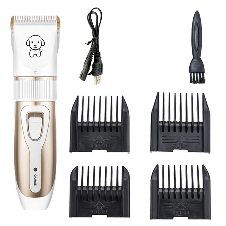 Dog Clipper Dog Hair Clippers Grooming (Pet/Cat/Dog/Rabbit) Haircut Trimmer Shaver Set Pets Cordless Rechargeable Professional